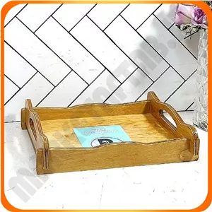 سینی تمام چوب مستطیل کلاسیک کوچک زومبا