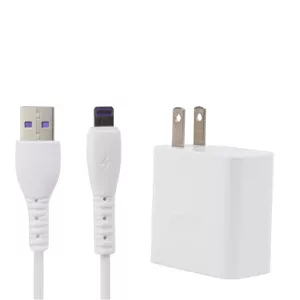 شارژر دیواری مدل HO5 توان 135 وات به همراه کابل لایتنینگ