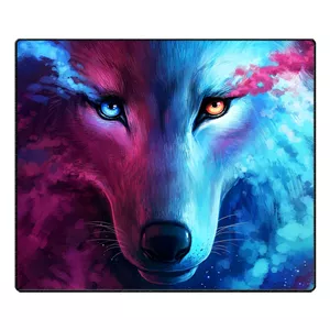 ماوس پد گیمینگ طرح WOLF سایز 35 42 CM
