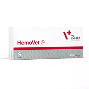 مکمل خونساز سگ وت اکسپرت HemoVet تعداد 60 عددی