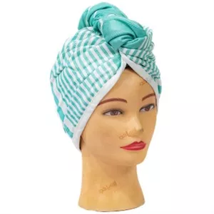 کلاه حمام هندی سبزآبی ویسکوز رامش – سایز 64×28 – کد 1700