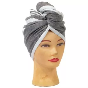 کلاه حمام هندی طوسی ویسکوز رامش – سایز 64×28 – کد 2084