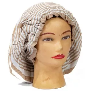 کلاه حمام کشدار  نسکافه ای رامش سایز 30*35 کد 2320