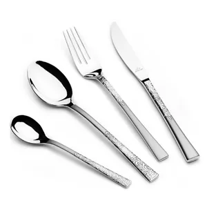 سرویس قاشق چنگال استیل مات 12نفره 86 پارچه عرشیا مدل TM762M-3042