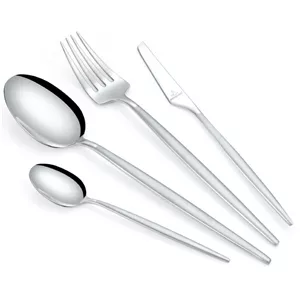 سرویس قاشق چنگال استیل 18 نفره 95 پارچه عرشیا مدل TM278S-3409