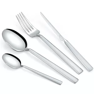 سرویس قاشق چنگال استیل براق 18 نفره 95 پارچه عرشیا مدل TM278S-3406