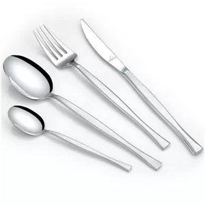 سرویس قاشق چنگال استیل 12 نفره 86 پارچه عرشیا مدل TM160M-3399