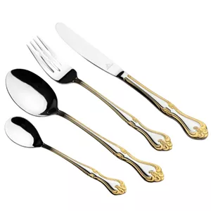سرویس قاشق و چنگال استیل 18 نفره 95 پارچه عرشیا مدل TM112G-3359