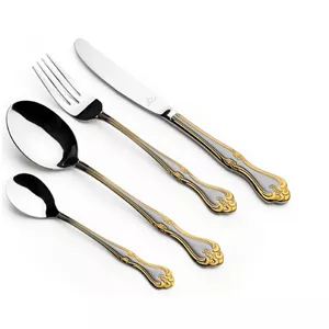 سرویس قاشق و چنگال استیل 18 نفره 95 پارچه عرشیا مدل TM112GS-3358