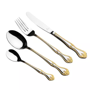 سرویس قاشق چنگال استیل 12 نفره 48 پارچه عرشیا مدل TM112G-3763