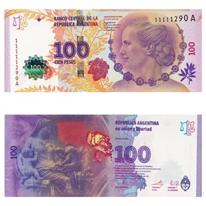 اسکناس 100 پزو آرژانتین
