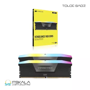 رم دسکتاپ دو کاناله کرسیر مدل VENGEANCE RGB 32GB DDR5 6000 CL36