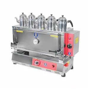 چای ساز صنعتی 5 قوری گازی کلاسیک سلطان SU-G550