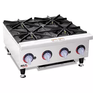 اجاق گاز 4 شعله رومیزی Max Silver