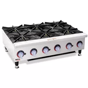 اجاق گاز 6 شعله رومیزی Max Silver