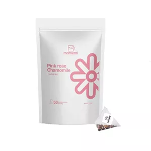 دمنوش بابونه و گل رز کیسه ای مومنتی (پینک رز کامومایل)