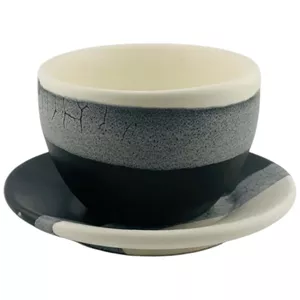 فنجان باداب آبستره Half and Half بلک