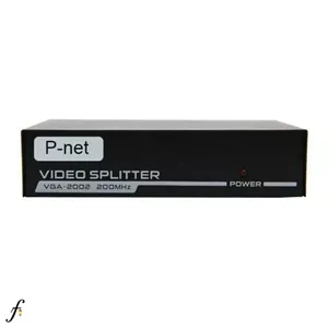 اسپلیتر 1 به 2 VGA پی نت مدل VGA-2002 با آداپتور 200mHz