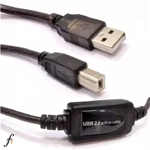 کابل USB پرینتری 20 متری دی نت با تقویت کننده