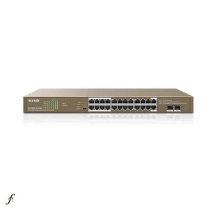 سوئیچ شبکه 24 پورت POE تندا مدل TEG1126P-24-410W با پورت POE