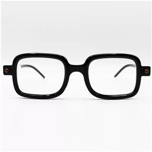 فریم عینک طبی مشکی رنگ، مستطیلی شکل، دسته مدادی و لوله ای برند MARC JACOBS مدل 8708