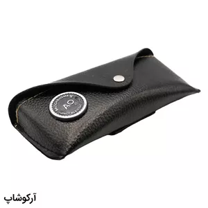 کیف عینک کلاسیک امریکن اپتیکال AO با رنگ مشکی، جنس چرمی و کمری مدل 992789
