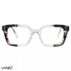 عینک مطالعه Celine نمره  1.00 نزدیک بین با فریم مربعی، بی رنگ و شفاف (بهمراه قاب و دستمال) مدل 3643