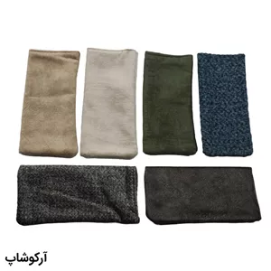 بسته 50 عددی کاور و بگ عینک (کیسه عینک) از جنس مخملی با چسب نر و ماده مدل 992832