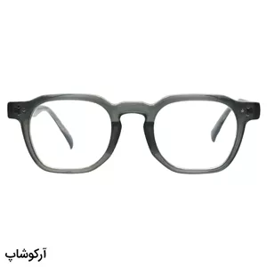 عینک طبی Celine با فریم فتوکرومیک، مربعی شکل، رنگ طوسی، دسته سیم‌دار و رنگ ثانویه (طوسی تیره) مدل 52608