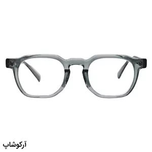 عینک طبی سلین با فریم فتوکرومیک، مربعی شکل، رنگ سبز، دسته سیم‌دار و رنگ ثانویه (سبز کله غازی) مدل 52608