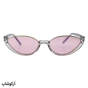 عینک دید در شب زنانه CHANEL با فریم بیضی شکل، رنگ بنفش و لنز صورتی رنگ مدل 88203