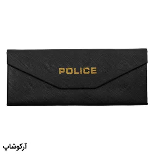 قاب و کیف عینک طرح کتابی، مثلثی و تاشو، با رنگ مشکی و برند پلیس مدل 992967