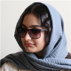 عینک دید در شب پرادا با فریم بی‌رنگ و شفاف، مربعی شکل و لنز رنگ زرد مدل 8084