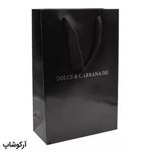 بگ، پاکت و ساک دستی هدیه عینک دولچه گابانا (Dolce & Gabbana) با طراحی رنگ مشکی مدل 992981