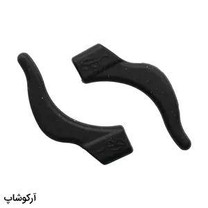 پشت گوشی دسته عینک با رنگ مشکی مدل 993066 