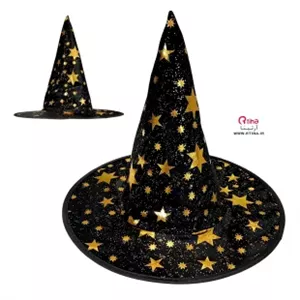 کلاه هالووین و تولد مدل جادوگری STAR (سبک و جمع شو)