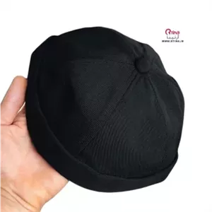 کلاه کپ لئونی کلاسیک/ مشکی ساده