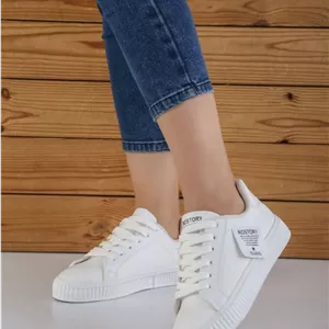 حراااج  ویژه کفش کتونی  اسپرت ونس دخترانه زنانه مدل نایک جدید مناسب خانم های خوش سلیقه رنگ سفید  تمام با ارسال رایگان