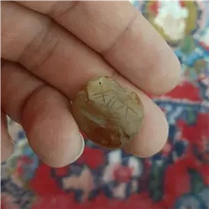 سنگ کهنه عقیق خط دار (کلکسیونی کمیاب)