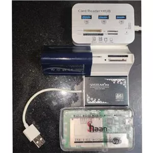 4 عدد کارتخوان حافظه و افزاینده USB اکسترنال