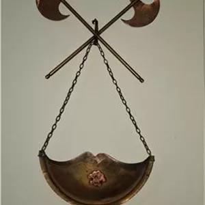 کشکول مسی قدیمی دستساز