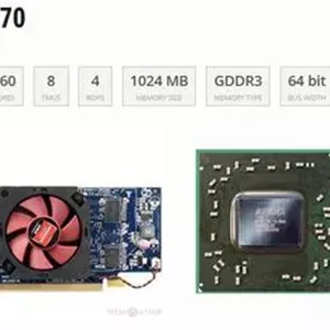 کارت گرافیک پک 5 عددی ati یک 1 گیگ مدل 7470