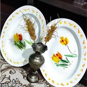سینی یا دیس لعابی قدیمی