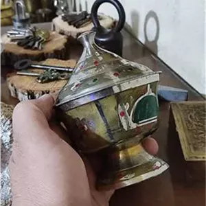 قندان برنجی قدیمی