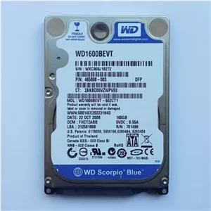 هارد لپ تاپ 160 گیگ 2.5 اینچ Western 160GB