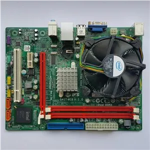 باندل مادربرد ECS G41 DDR3 VGA با E7600 و فن