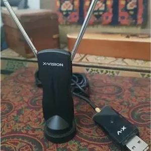 گیرنده دیجیتال ایکس ویژن 4100 بهمراه آنتن و کنترل