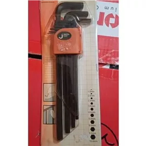 سری آچار آلن بلند 6 گوش 9 عددی حرفه ایی جتک JETECH