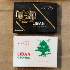 2 عدد کبریت قدیمی لبنان