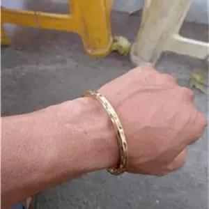 دستبند برنجی، خلخال طرحدار